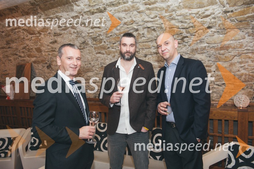  Goran Medić, predsednik BASS;  Mihajlo Delić;  Igor Stančević, Kvantum CapitalPrvo srečanje novo ustanovljenega Slovensko-srbskega poslovnega društva BASS