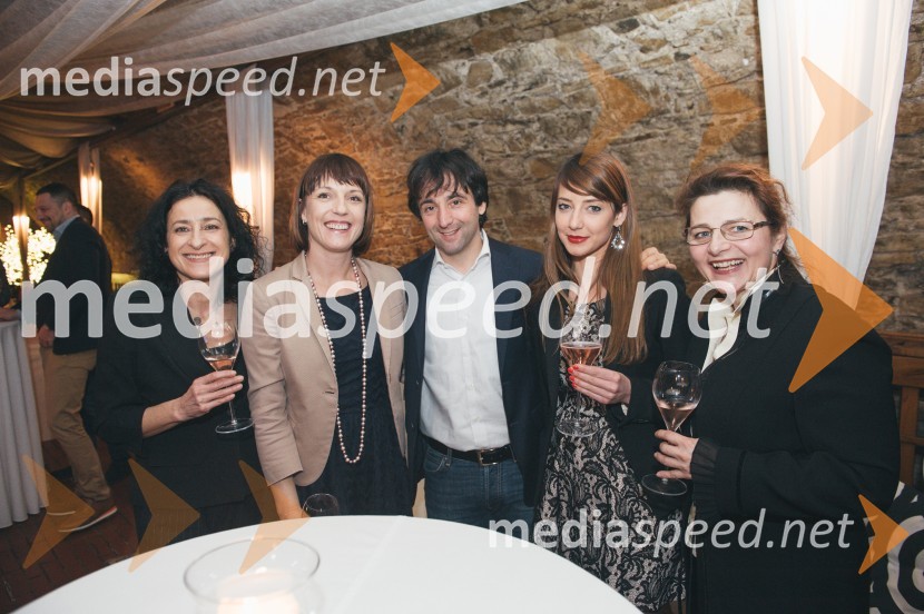  Mojca Randl, Formitas;  Urša Manček, BASS;  Tomaž Kavčič, kuharski mojster, Pri Lojzetu, Zemono, podpredsednik BASS;  Iva Mišević, Fructal;  Helena JarcPrvo srečanje novo ustanovljenega Slovensko-srbskega poslovnega društva BASS