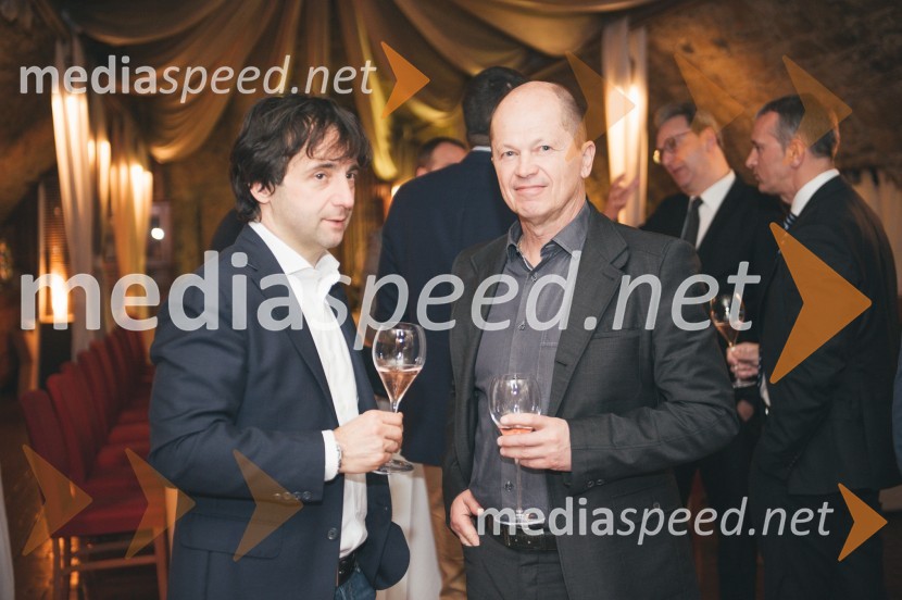  Tomaž Kavčič, kuharski mojster, Pri Lojzetu, Zemono, podpredsednik BASS;   Žarko Berlot, Bolton AdriaticPrvo srečanje novo ustanovljenega Slovensko-srbskega poslovnega društva BASS