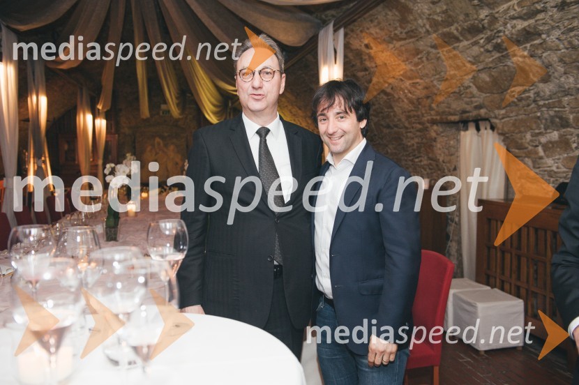  Aleksandar Radovanović, veleposlanik Republike Srbije v Sloveniji;  Tomaž Kavčič, kuharski mojster, Pri Lojzetu, Zemono, podpredsednik BASSPrvo srečanje novo ustanovljenega Slovensko-srbskega poslovnega društva BASS