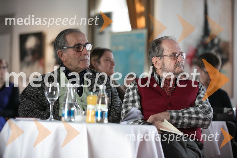  Klavdij Palčič, likovni umetnik;  Marko  Kravos, pisateljFestival Ljubljana, 32. Slovenski glasbeni dnevi, predstavitev programa