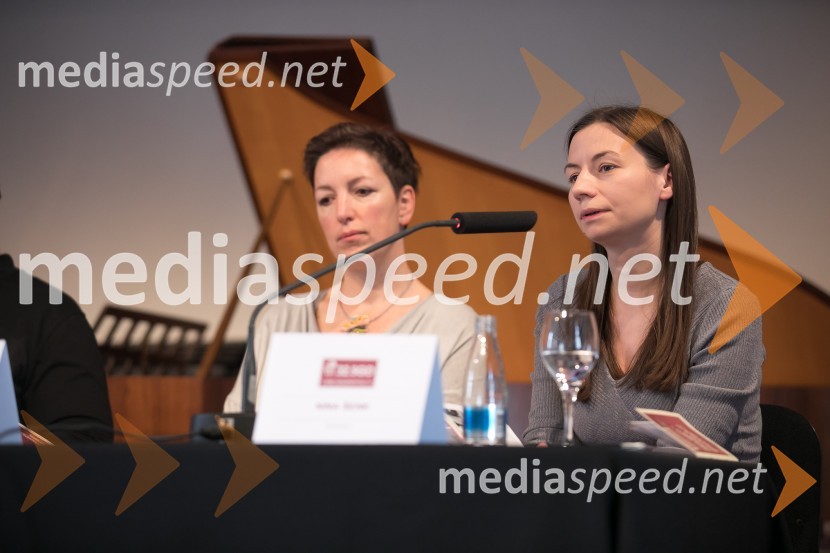  Barbara Jernejčič Fürst;  Nina Šenk Kosem, skladateljicaFestival Ljubljana, 32. Slovenski glasbeni dnevi, predstavitev programa