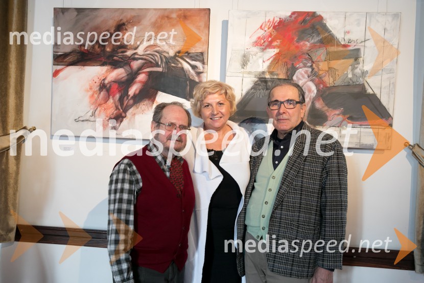  Marko  Kravos, pisatelj; dr. Nelida Nemec, umetnostna kritičarka ;  Klavdij Palčič, likovni umetnikFestival Ljubljana, 32. Slovenski glasbeni dnevi, predstavitev programa