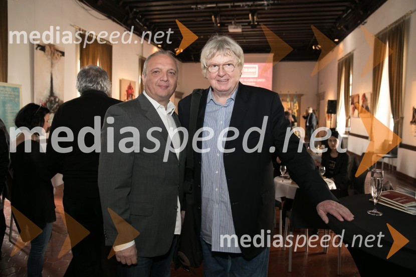  Damjan Damjanovič, direktor Slovenske filharmonije ;  Lovrenc Arnič, dirigentFestival Ljubljana, 32. Slovenski glasbeni dnevi, predstavitev programa