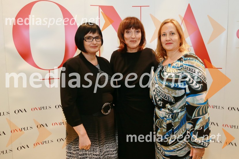 Nataša  Luša, prokuristka, Delo d.o.o.;  Sabina Obolnar, odgovorna urednica One in Onaplus; mag. Irma Gubanec, direktorica, Delo, d.o.o.Ona 365 je Ana Roš
