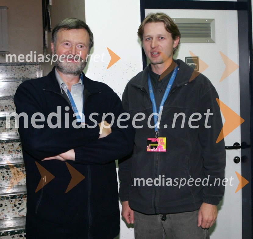 Dr. Ivan Rozman, rektor Univerze v Mariboru in Mitja Kotnik, vodja rektorjevega kabinetaKoncert Gremo na prvi rok, UŠC Leona Štuklja