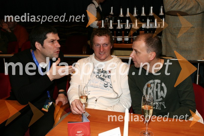 ..., Drago Grubelnik, nekdanji smučar in ...Ski Legends Hit Challenge 2008 - Tekmovanje smučarskih legend z Juretom Koširjem, žrebanje ekip