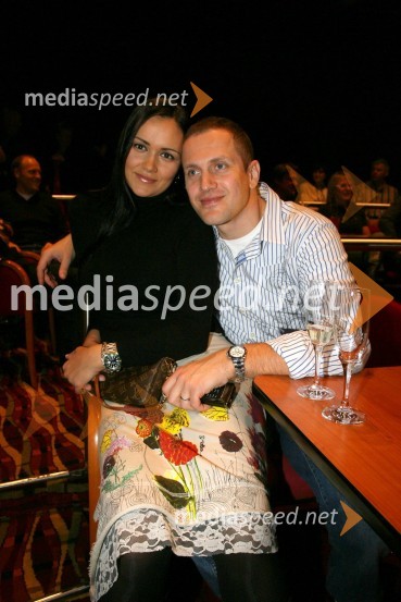 Jure Košir, nekdanji smučar in organizator tekmovanja z ženo AlenkoSki Legends Hit Challenge 2008 - Tekmovanje smučarskih legend z Juretom Koširjem, žrebanje ekip