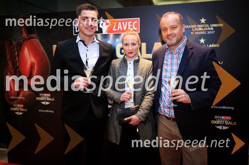  Damjan Turk;  Nina Jančič;  Matija Brodnjak, ZRS Bistra, PtujDejan Zavec Boxing Gala