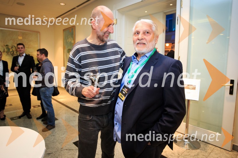  Esad Babačić, pisatelj, pesnik in novinar;  Boris Cavazza, igralecDejan Zavec Boxing Gala