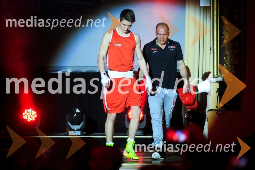  Jan Sekol, vice državni prvak v boksu;  Dejan Zavec, nekdanji boksarDejan Zavec Boxing Gala