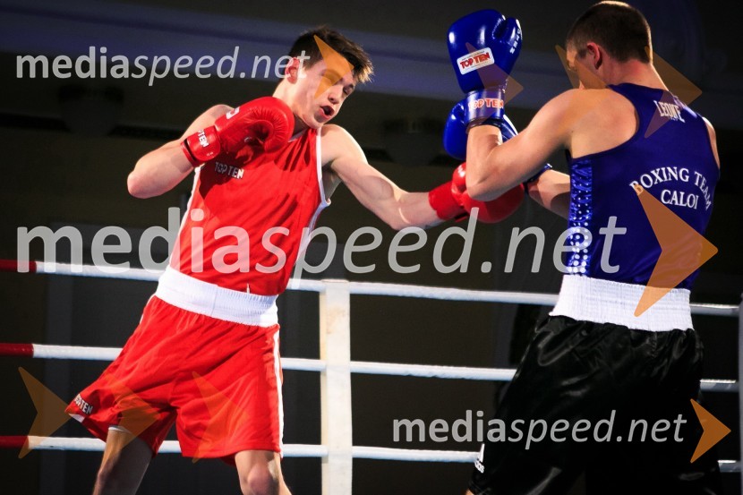  Jan Sekol, vice državni prvak v boksu;  Fabiano  Zana, boksarDejan Zavec Boxing Gala