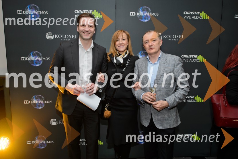  Stipe Jerič, Kolosej Maribor;  Karmen Škoda Piško,  izvršna direktorica trženja v Adriatic Slovenici;  Miha Gostiša, direktor KD KvartArne Hodalič in Katja Bidovec, predavanje in otvoritev razstave