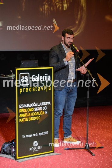  Marko Potrč, televizijski voditeljArne Hodalič in Katja Bidovec, predavanje in otvoritev razstave