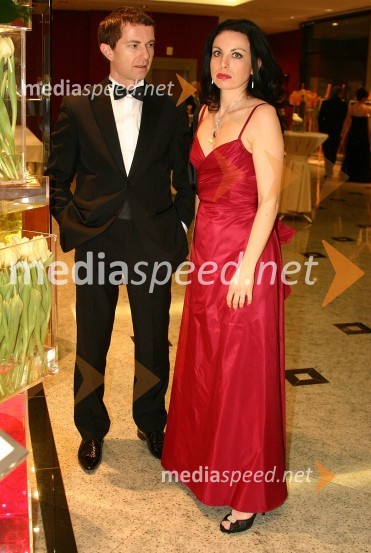 Tomaž Orešič, EFT Group z ženo TijanoVeliki rotarijski ples 2008