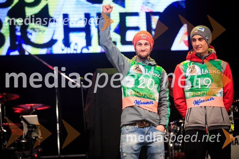  Markus  Eisenbichler, smučarski skakalec (Nemčija);  Maciej Kot, smučarski skakalec (Poljska)Open Air Planica 2017