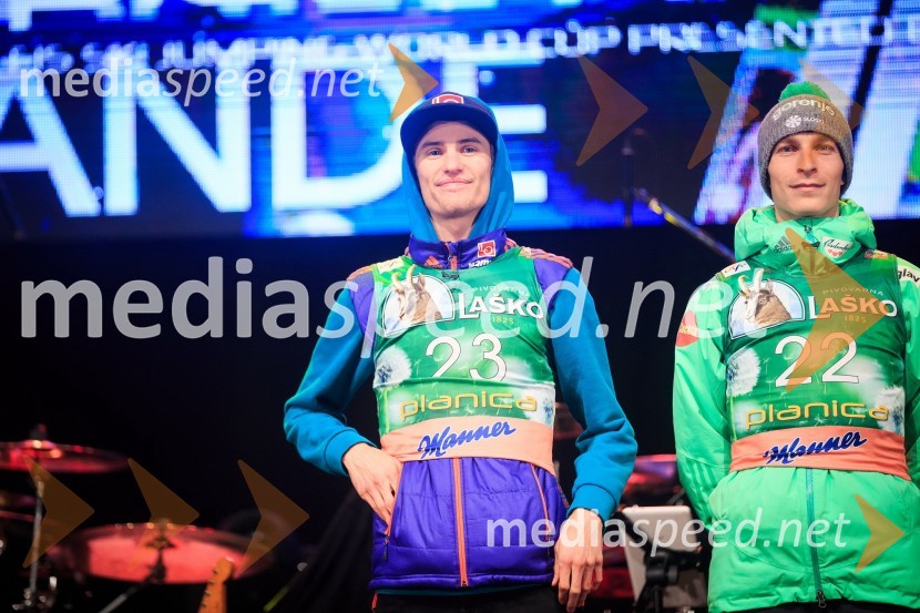  Daniel Andre Tande, smučarski skakalec (Norveška);  Jurij Tepeš, smučarski skakalecOpen Air Planica 2017