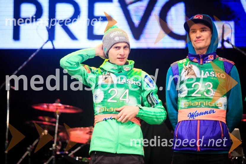  Domen Prevc, smučarski skakalec;  Daniel Andre Tande, smučarski skakalec (Norveška)Open Air Planica 2017