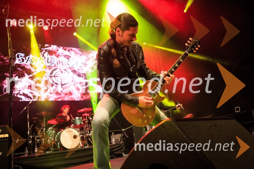  Matic Ajdič, kitarist, skupina SanDiEgoOpen Air Planica 2017