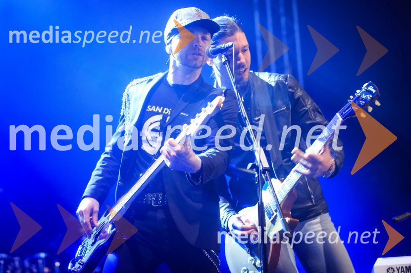  Martin Rozman, basist, skupina San Di EGO;  Matic Ajdič, kitarist, skupina SanDiEgoOpen Air Planica 2017