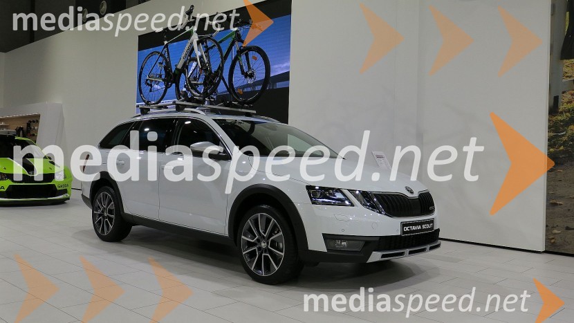 Škoda Ocatvia Scout24. Avtomobilski salon Slovenije 2017