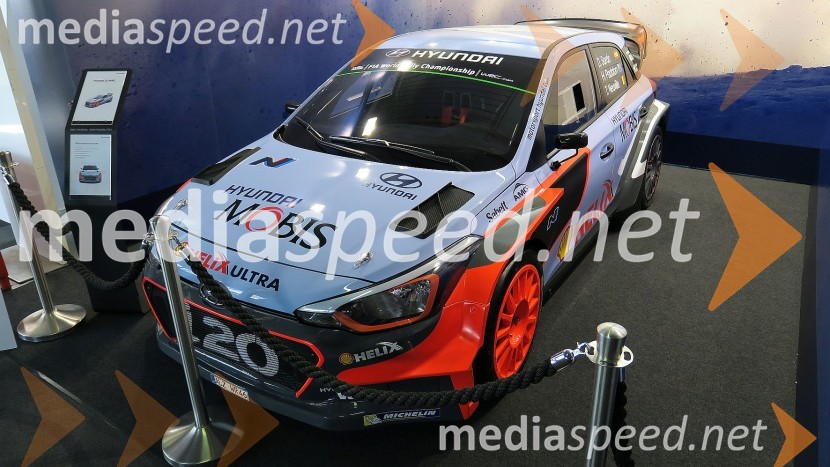 Hyundai i20 WRC24. Avtomobilski salon Slovenije 2017