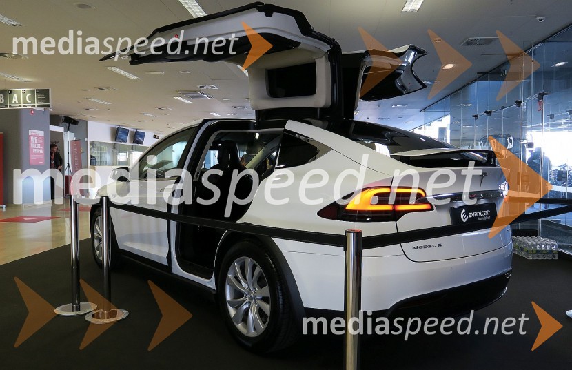 Tesla Model X24. Avtomobilski salon Slovenije 2017