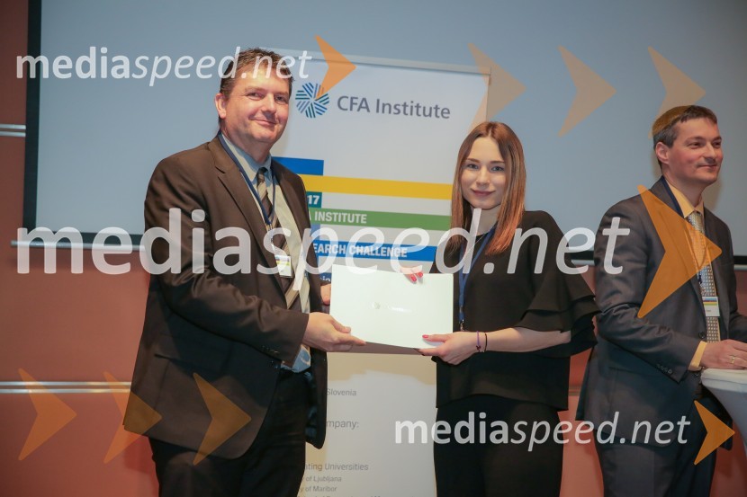  Igor Stebernak, član uprave družbe Petrol d.d., Ljubljana;  Laura JurićCFA Institute Research Challenge 2017, lokalni finale