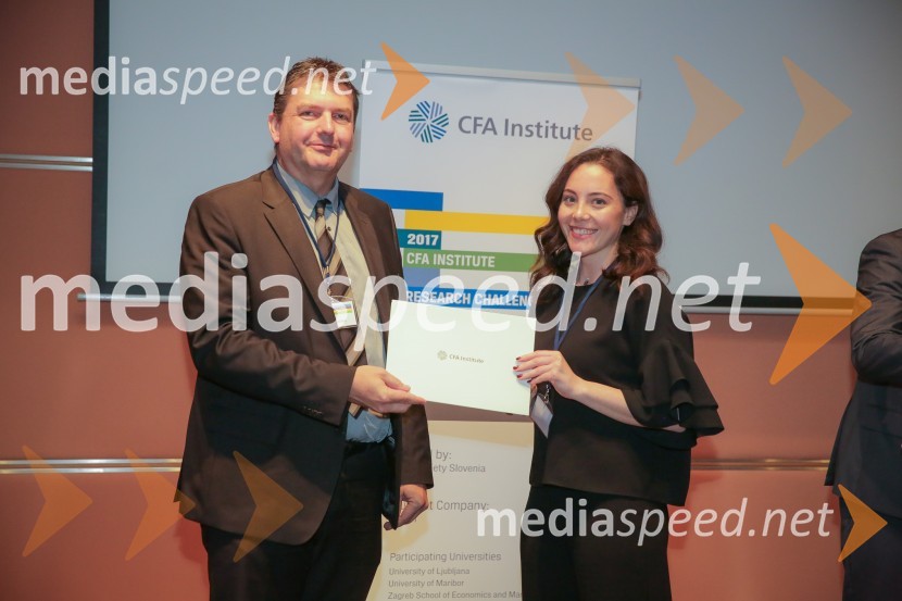  Igor Stebernak, član uprave družbe Petrol d.d., Ljubljana;  Iva MandičCFA Institute Research Challenge 2017, lokalni finale