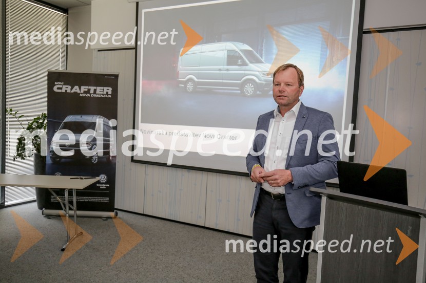  Marko Škriba, direktor znamke Volkswagen pri Porsche Slovenija d.o.o.Volkswagen Crafter, slovenska predstavitev