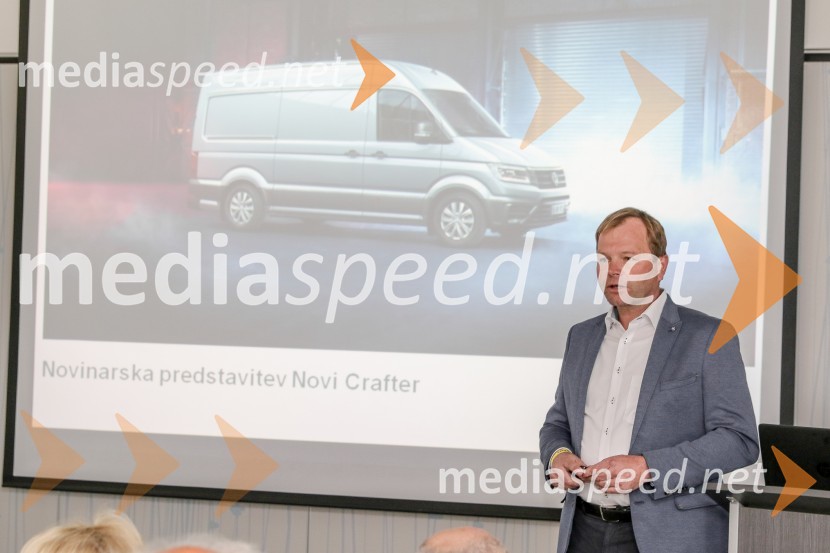  Marko Škriba, direktor znamke Volkswagen pri Porsche Slovenija d.o.o.Volkswagen Crafter, slovenska predstavitev