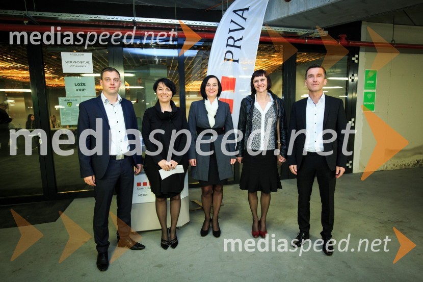  Gregor Pevec;  Nataša Hajdinjak, direktor marketinga in trženja zavarovanj;  Andreja Roš, vodja ključnih kupcev, Prva osebna zavarovalnica, d. d.;  Alenka Žagar , vodja ključnih kupcev, Prva osebna zavarovalnica d.d.;  Franci Gregorčič,  vodja ključnih kupcev, skupina Prva d.d.Koncert 2Cellos in VIP sprejem, PRVA osebna zavarovalnica