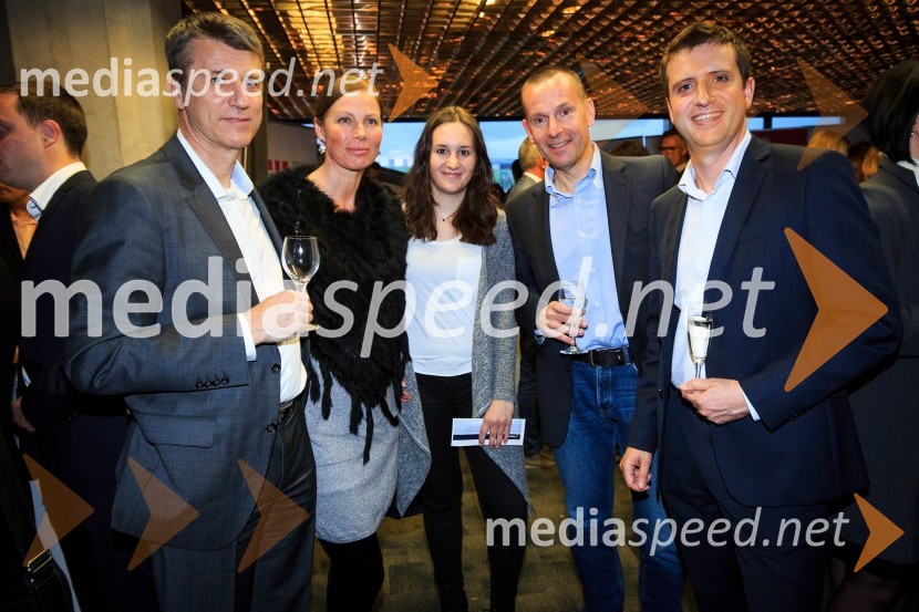  Jurij Petkovšek, Spar Slovenija, d. o. o.;  ... ;  ... ;  Aleš Černe, direktor Hervis, d.o.o.;  Janez Kranjc, Prva osebna zavarovalnicaKoncert 2Cellos in VIP sprejem, PRVA osebna zavarovalnica