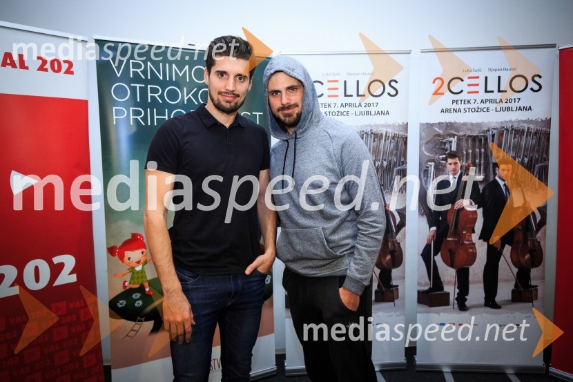  Luka Šulić, čelist, 2 Cellos;  Stjepan Hauser, čelist, 2 CellosKoncert 2Cellos in VIP sprejem, PRVA osebna zavarovalnica