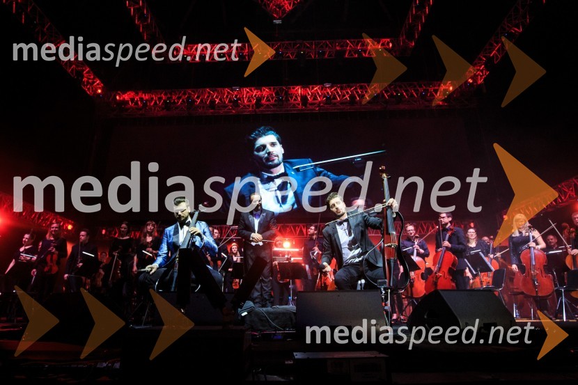  Stjepan Hauser, čelist, 2 Cellos;  Luka Šulić, čelist, 2 CellosKoncert 2Cellos in VIP sprejem, PRVA osebna zavarovalnica