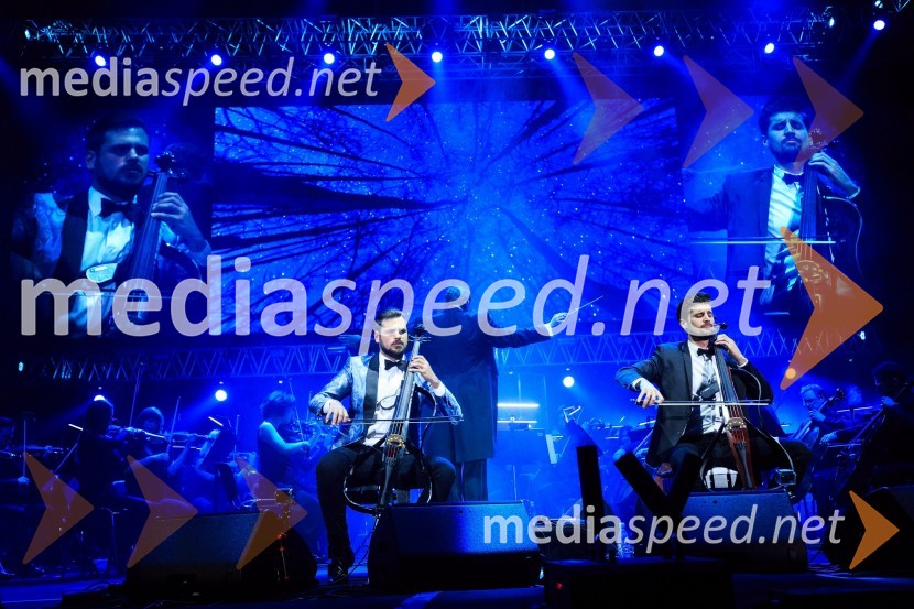  Stjepan Hauser, čelist, 2 Cellos;  Luka Šulić, čelist, 2 CellosKoncert 2Cellos in VIP sprejem, PRVA osebna zavarovalnica