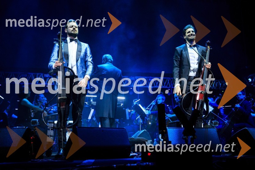  Stjepan Hauser, čelist, 2 Cellos;  Luka Šulić, čelist, 2 CellosKoncert 2Cellos in VIP sprejem, PRVA osebna zavarovalnica
