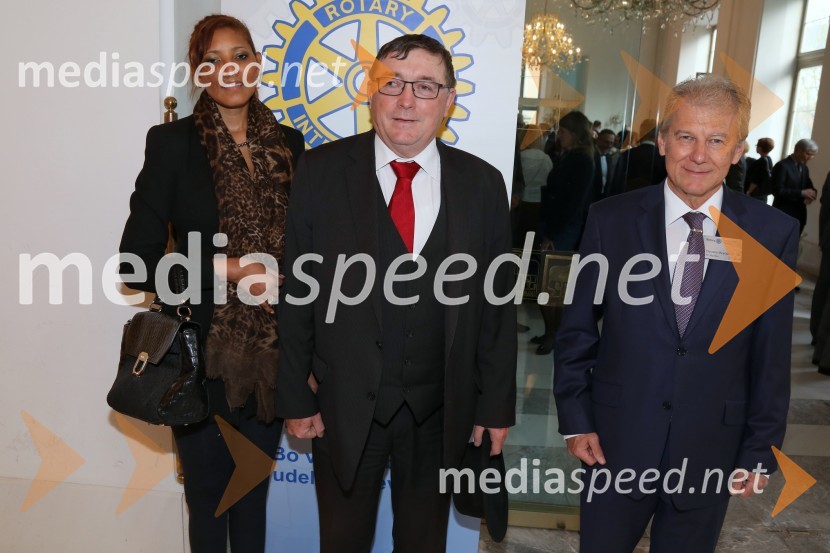  Elisangela Sandes; dr. Andrej Fištravec, župan, Mestna občina Maribor;  prof. dr. Davorin  Kračun, ekonomist, član Rotary Cluba MariborRotary klub,  25. obletnica kluba