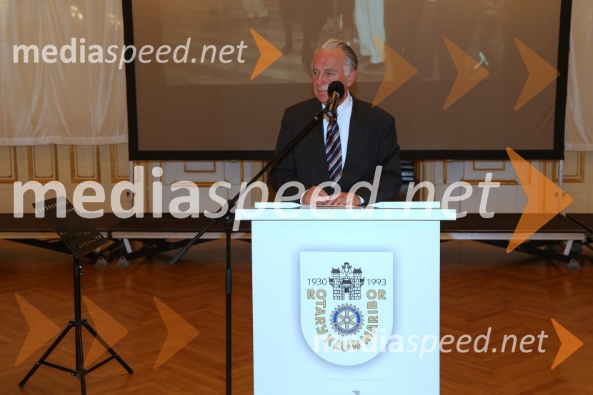 Božo Hribernik, častni član Rotary kluba MariborRotary klub,  25. obletnica kluba