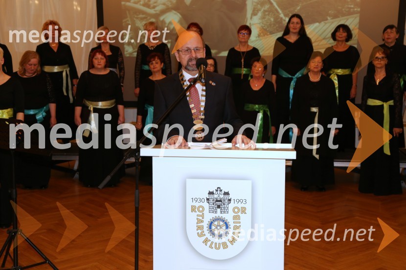  Jože Zadravec, Guverner Distrikta 1912 2016/2017Rotary klub,  25. obletnica kluba