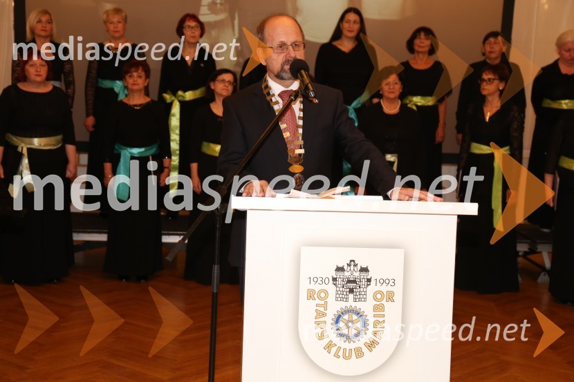  Jože Zadravec, Guverner Distrikta 1912 2016/2017Rotary klub,  25. obletnica kluba