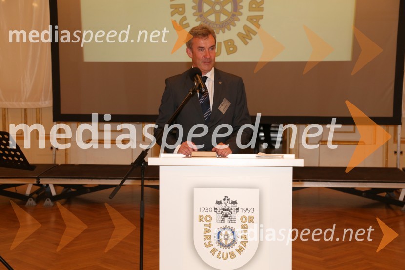  Mitja Nagode, član Rotary Club PtujRotary klub,  25. obletnica kluba