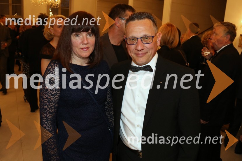   Sabina Kavčič;  Peter Kavčič, lastnik comTEC, član Rotary kluba Maribor, član nadzorni svet Fundacija Leona ŠtukljaRotary klub,  25. obletnica kluba