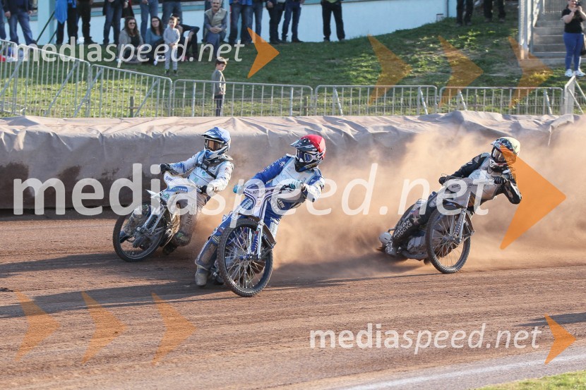  Matej Žagar, speedwayist (Slovenija);  Jurica Pavlic, speedwayist (SK Unia Donji Kraljevec);  Nick Škorja, speedwayist (AMTK Ljubljana)Žagar do zmage na uvodni dirki v Krškem