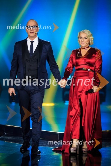  Uroš Smolej, igralec;  Alenka Godec, pevkaZmagovalka 41. Popevke je Nuška Drašček