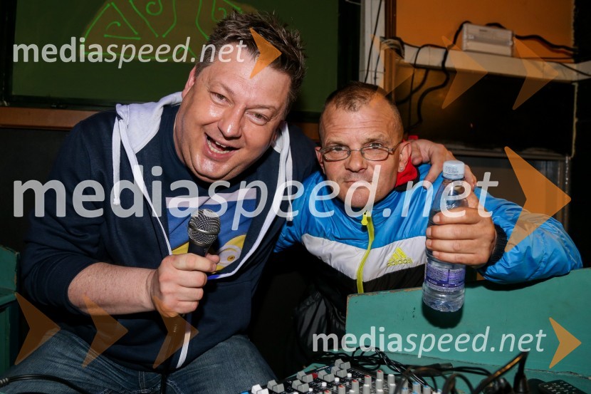  Miro V. Kodrič, radijski voditelj;  Dušan Fras - OskarDiskoteka Yucatan, otvoritev