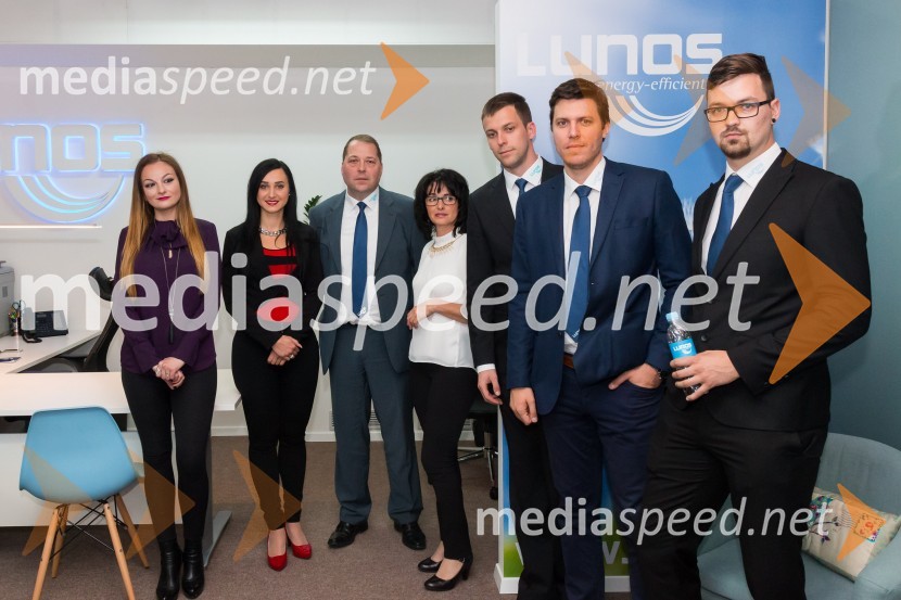 Mariborska ekipa Lunos SlovenijePodjetje Lunos, otvoritev novih poslovnih prostorov