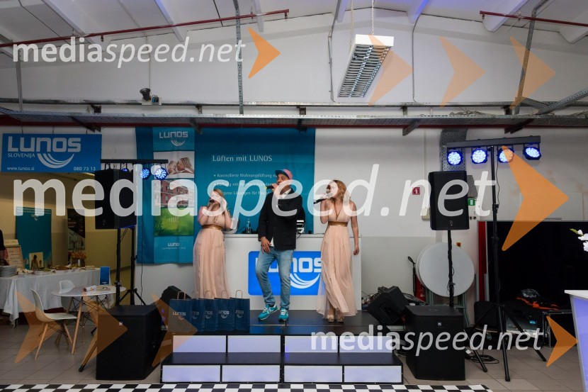  Tina Vrdjuka, pevka;  Boštjan Čukur, raper, 6 Pack Čukur;  Tanja Rafolt, pevkaPodjetje Lunos, otvoritev novih poslovnih prostorov