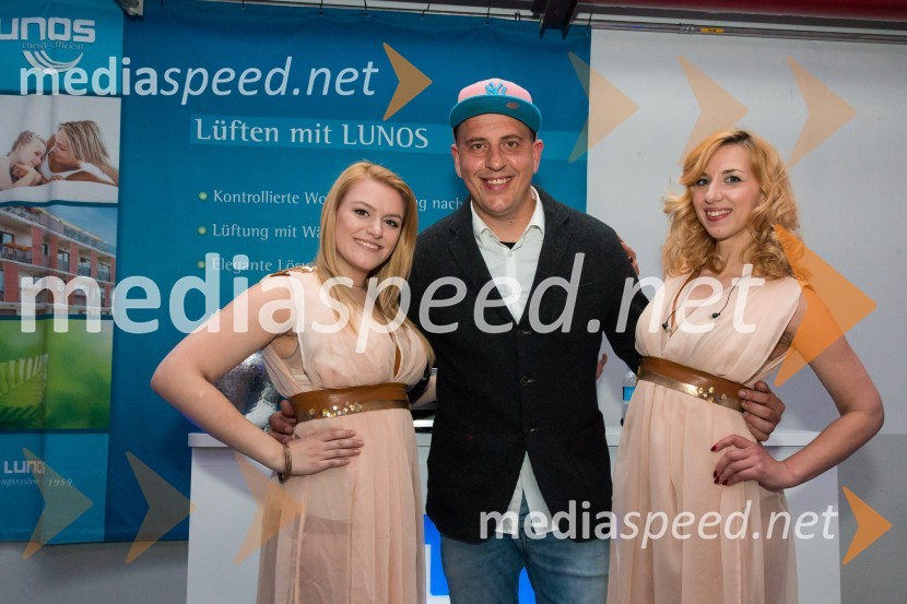  Tina Vrdjuka, pevka;  Boštjan Čukur, raper, 6 Pack Čukur;  Tanja Rafolt, pevkaPodjetje Lunos, otvoritev novih poslovnih prostorov