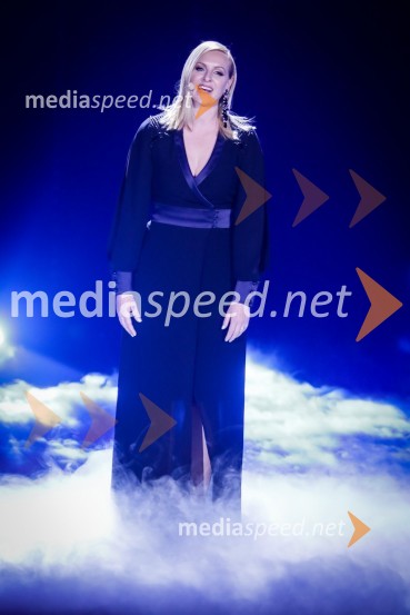  Anja Križnik Tomažin, voditeljicaZmagovalka Dnevov slovenske zabavne glasbe, Poprock je Anabel